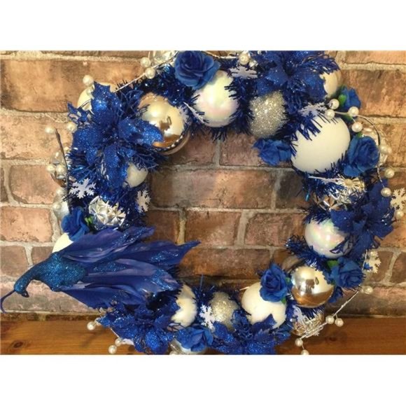 50pcs Blue Roses Artificial Flowers Bulk 1.6" Small Silk Fake Roses Flower Heads - Picture 3 of 14